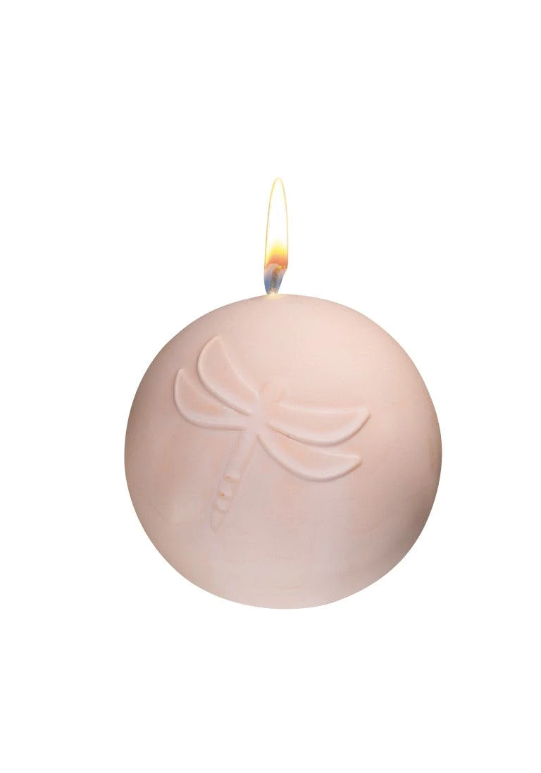 Null Osterkerze Kugelkerze "Grashüpfer" Hellgrün Ø 100 Mm, Designerkerze Ostern, Frühling, Sommer – Bild 3