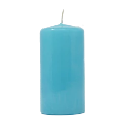 Null Stumpenkerzen TĂŒrkis Weihnachten 100 X Ă 60 Cm 36 Stunden Brenndauer