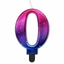 Null Kerze Zahl 0 Night Sky