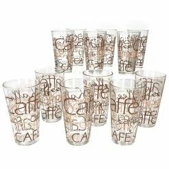 Null 12er Set Latte Macchiato Glas 39cl Stapelbar Coffee Dekor