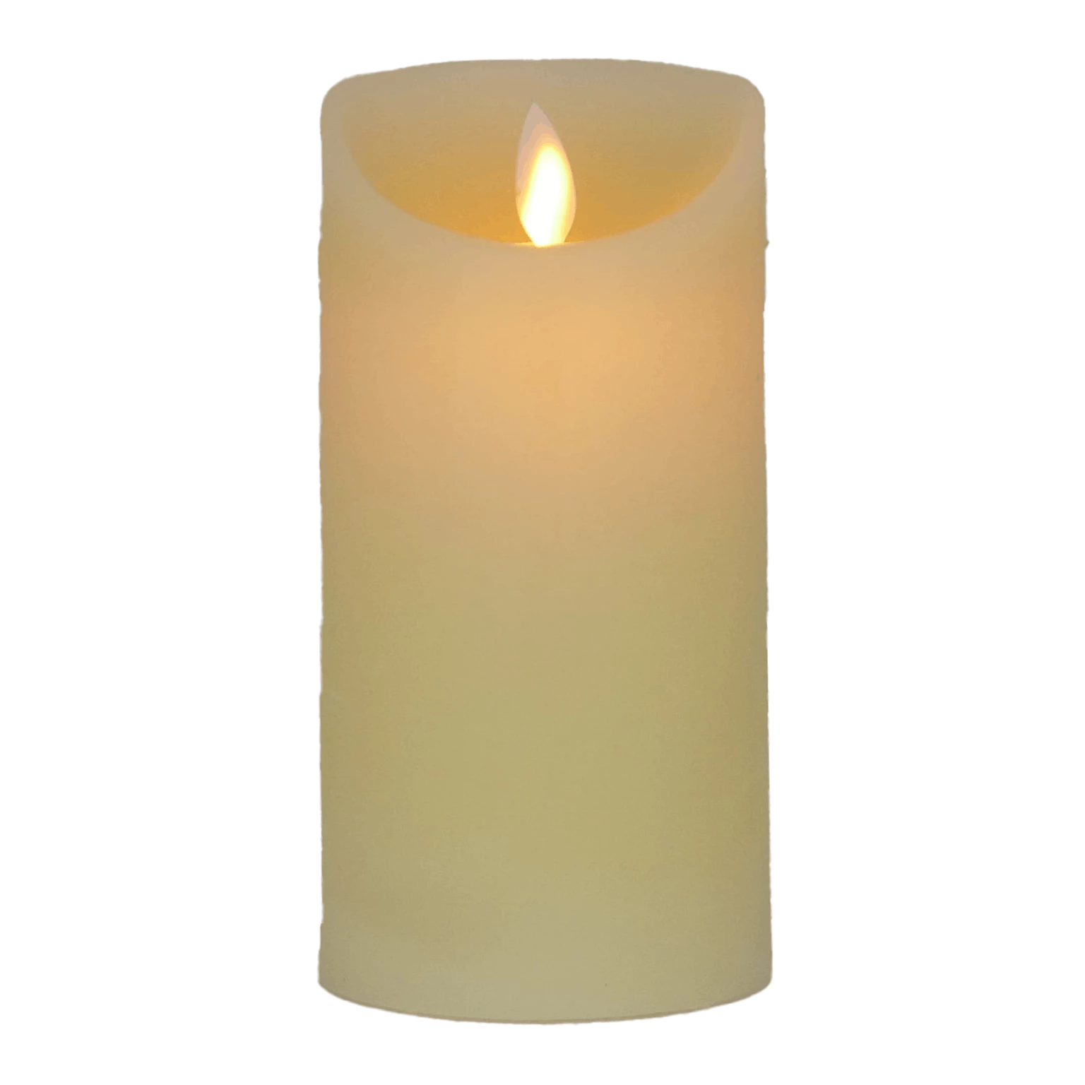 Null LED Echtwachskerze Warmweiß 6 Stunden Timmerfunktion H 12 Cm Bewegliche Flamme – Bild 3