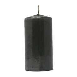 Null Stumpenkerzen Anthrazit Weihnachten 100 X Ø 60 Cm 36 Stunden Brenndauer