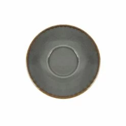 Null Untertasse Stone Elegant ø16cm Grau (24 Stück)