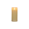 Null LED Echtwachskerze Elfenbein 6 Stunden Timerfunktion H 10 Cm Unbewegliche Flamme