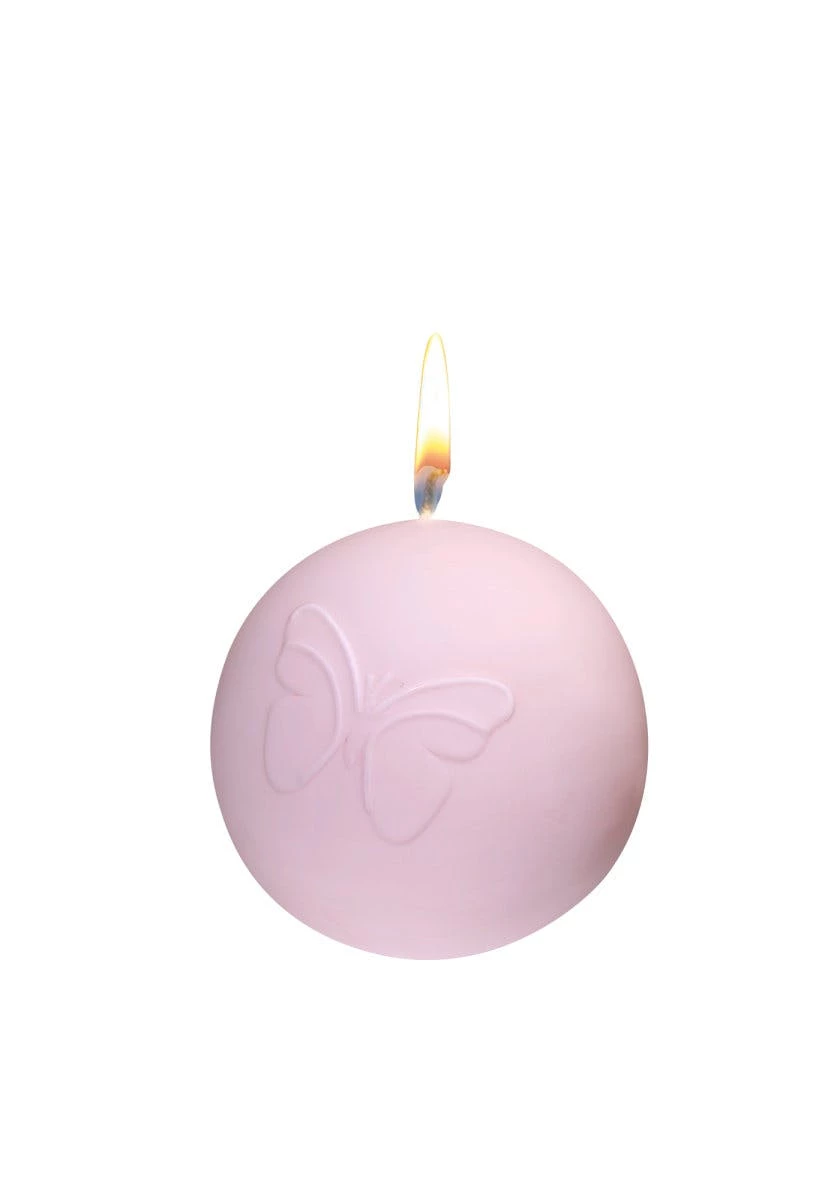 Null Osterkerze Stumpenkerze "Schmetterling" Rosenholz 140 X Ø 70 Mm, Designerkerze Ostern, Frühling, Sommer – Bild 3