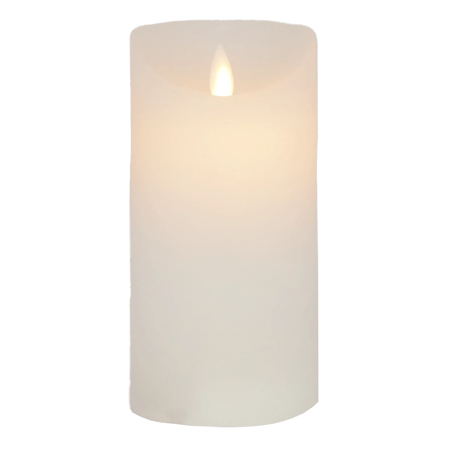 Null LED Echtwachskerze Weiß 6 Stunden Timerfunktion H 9 Cm Bewegliche Flamme – Bild 3