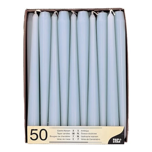 Null 100 Leuchterkerzen Rost Ø 2,2 Cm · 25 Cm – Bild 5