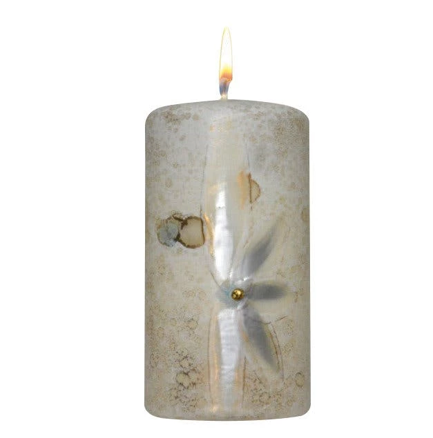 Null Osterkerze Stumpenkerze "Schmetterling" Rosenholz 100 X Ø 70 Mm, Designerkerze Ostern, Frühling, Sommer – Bild 7