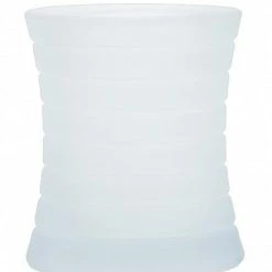 Null Kerzenglas Für Refill Kerzen / Teelichteinsatz, Milchig, Ø 85 Mm/H 100 Mm, 1 Stück