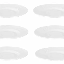 Null 6er Set Kaffeeuntertasse Ebro 15,5cm Aus Opal-Hartglas