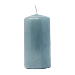 Null Stumpenkerzen Eisblau Weihnachten 100 X Ø 60 Cm 36 Stunden Brenndauer