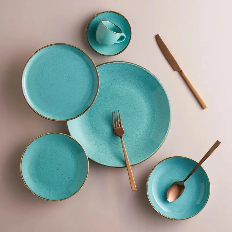 Null Untertasse Laguna Elegant ø16cm Türkis (24 Stück) – Bild 7