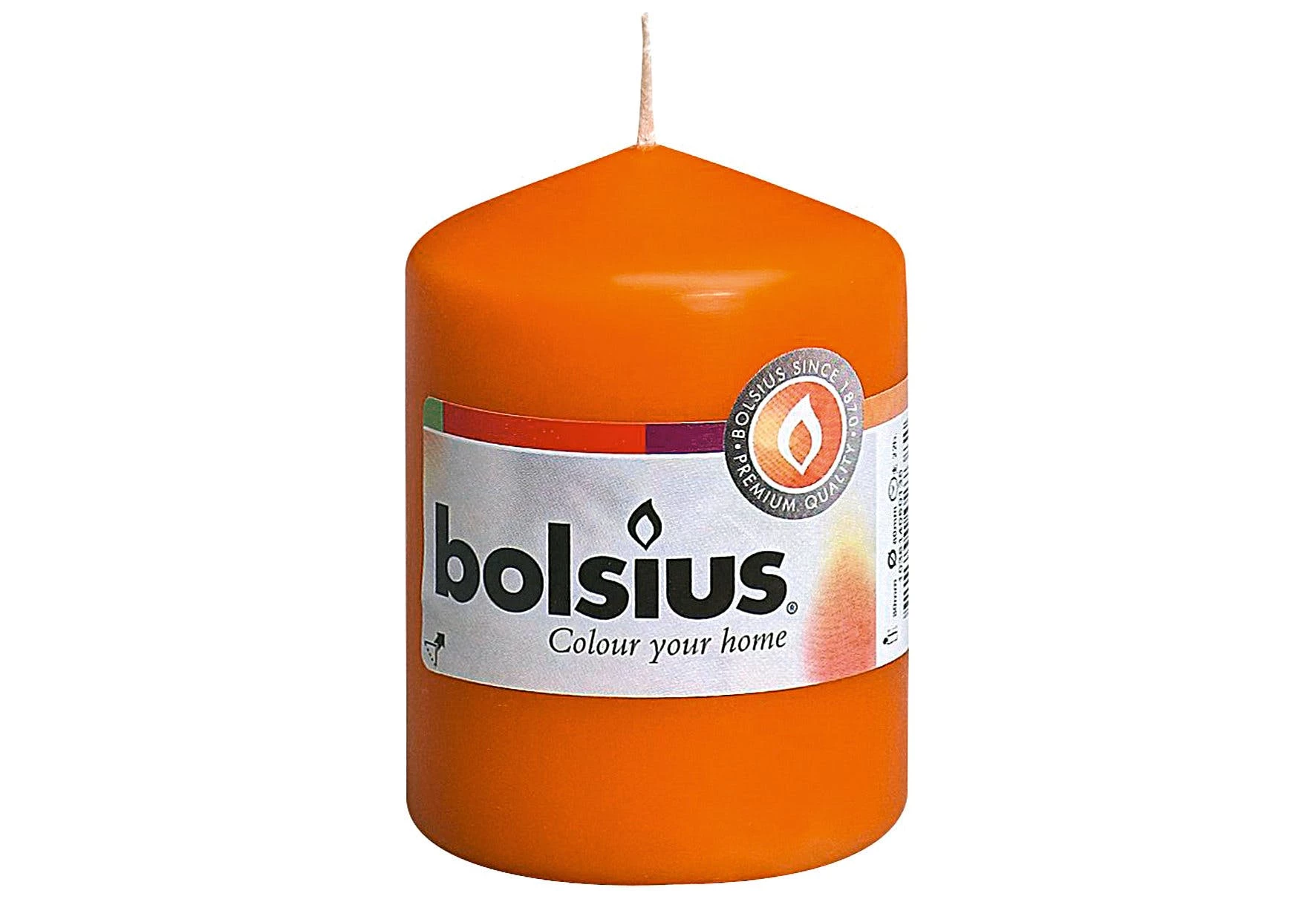 Null Bolsius Stumpenkerze 80/60mm Cellophaniert 1 Stück