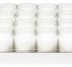 Null Refill Kerzen / Teelichteinsatz In Transparent, Ø50x65 Mm, 24 Stück - Brenndauer Ca. 24 Std.