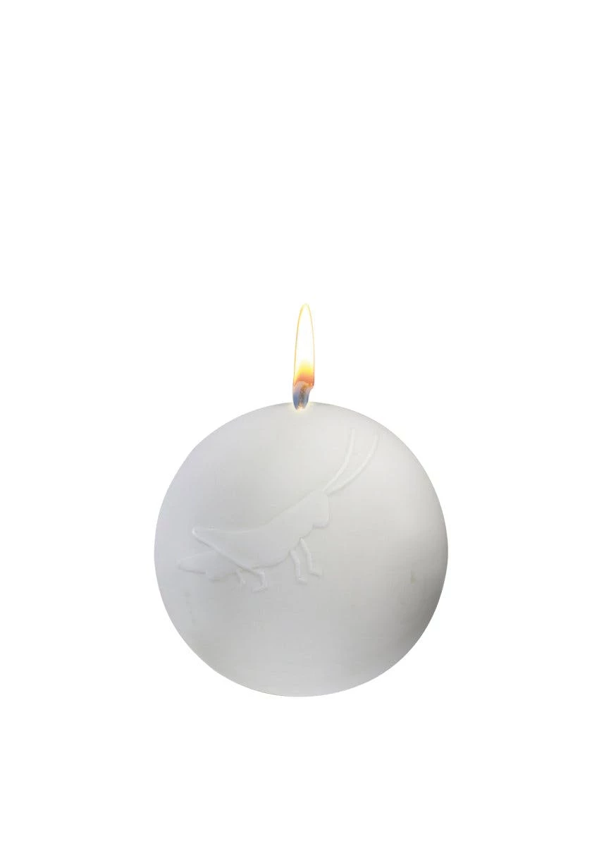 Null Osterkerze Kugelkerze "Schmetterling" Rosenholz Ø 80 Mm, Designerkerze Ostern, Frühling, Sommer – Bild 5