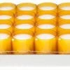 Null Refill Kerzen / Teelichteinsatz In Orange, Ø50x65 Mm, 24 Stück - Brenndauer Ca. 24 Std.