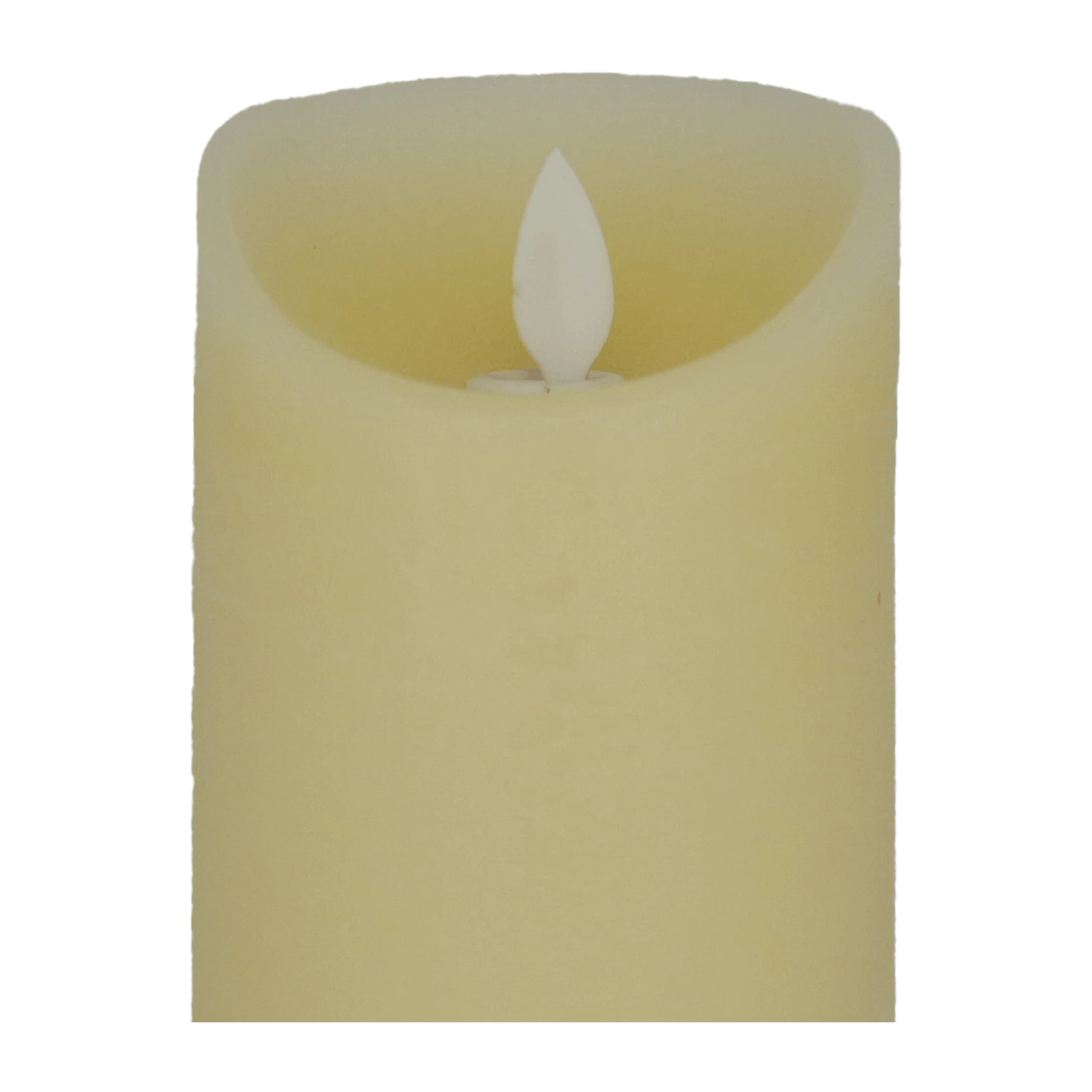 Null LED Echtwachskerze Warmweiß 6 Stunden Timmerfunktion H 12 Cm Bewegliche Flamme – Bild 6