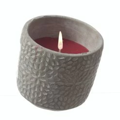 Null Duftkerze Citronella Betonkerze Zitrone Mückenschutz Anti Mückenkerze Rot