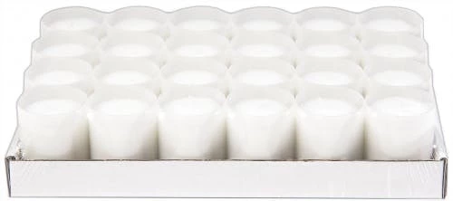 Null Refill Kerzen / Teelichteinsatz In Transparent, Ø50x65 Mm, 24 Stück - Brenndauer Ca. 24 Std. – Bild 2