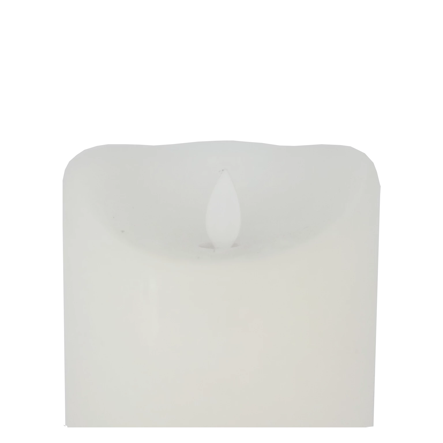 Null B & S Echtwachs LED Kerze Mit Timerfunktion Und Beweglicher Flamme H 20 Cm Weiß – Bild 6