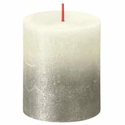 Null BOLSIUS Stumpenkerze Sunset 8x7cm Weiche Perle/champagner 1 Stück