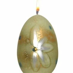 Null Eikerze "Magnolia" Pastellgrün 115 X Ø 80 Mm, Designkerze Ostern, Frühling Und Sommer